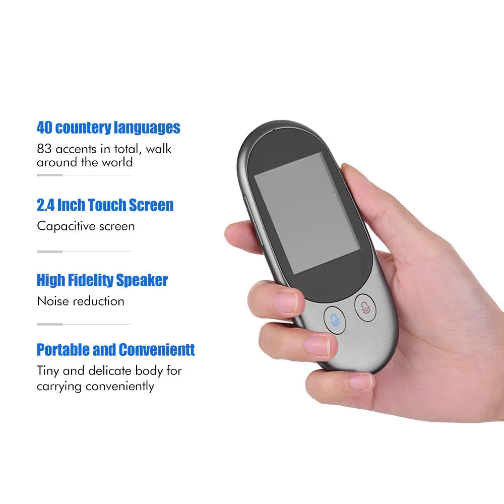 Traductor de voz instantáneo en línea, 126 idiomas, F1, con cámara, compatible con escaneo fotográfico, traducción