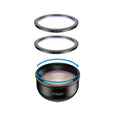 Lente Teleobjetivo APEXEL HD 2X para Celular con Filtro CPL