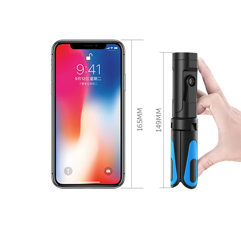 Mini Trípode 2 en 1 con Rotación 360° para Teléfono APEXEL