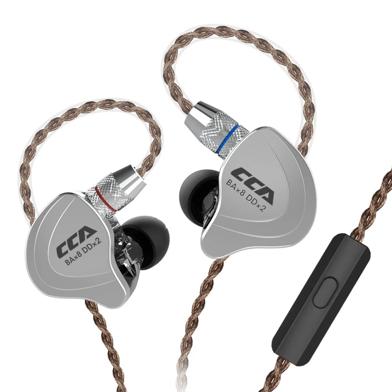 CCA C10 Auriculares Híbridos HiFi Monitor DJ