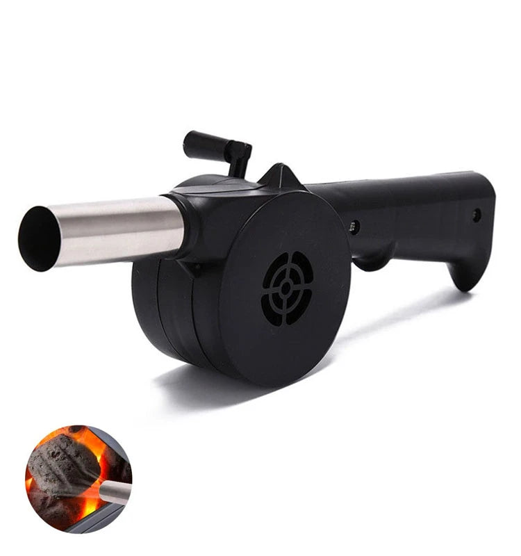 LMETJMA-ventilador de mano para barbacoa, ventilador de aire para barbacoa al aire libre, Picnic, manivela Manual, ventilador para barbacoa, fuelle de fuego, herramientas para barbacoa KC0266