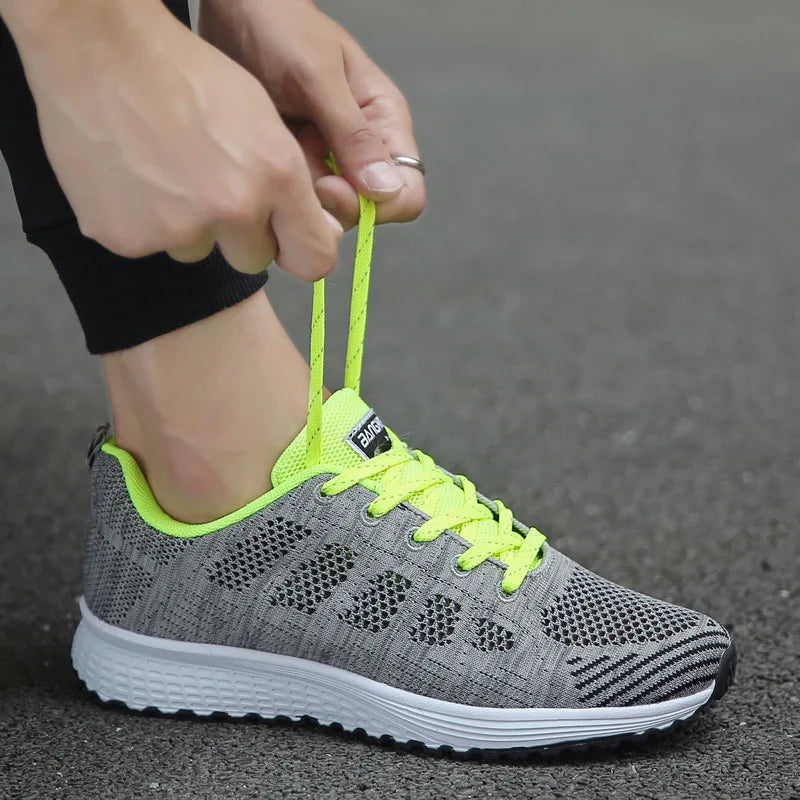 Zapatillas de Malla Transpirable para Mujer - Planas y Livianas