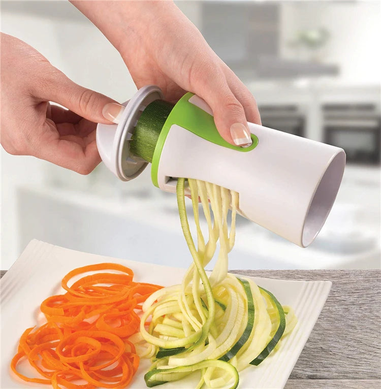 LMETJMA-Rebanador de verduras en espiral de alta resistencia, cortador en espiral de verduras, máquina para hacer espaguetis, Pasta, fideos, KC0335