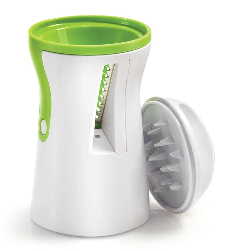 LMETJMA-Rebanador de verduras en espiral de alta resistencia, cortador en espiral de verduras, máquina para hacer espaguetis, Pasta, fideos, KC0335