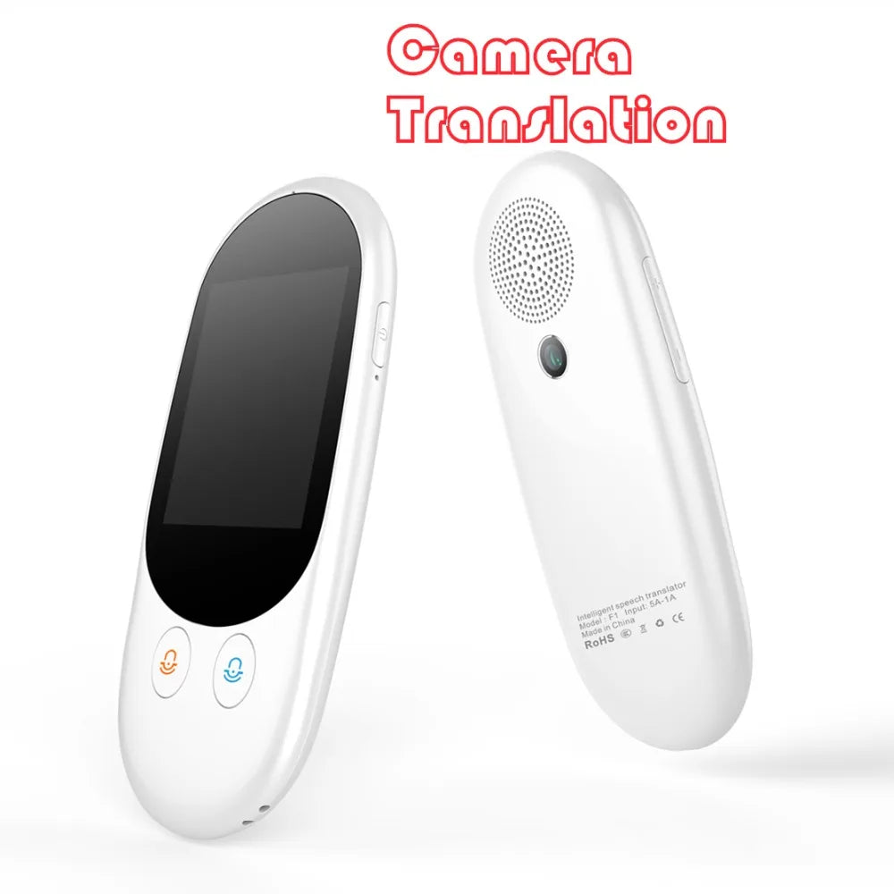 Cámara F1 Aibecy, Dispositivo Traductor de Voz Inteligente, 126 Idiomas, Pantalla Táctil de 2.4 Pulgadas
