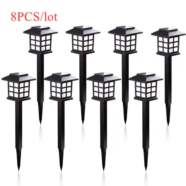 Luces Solares LED para Jardín y Caminos Exteriores Impermeables