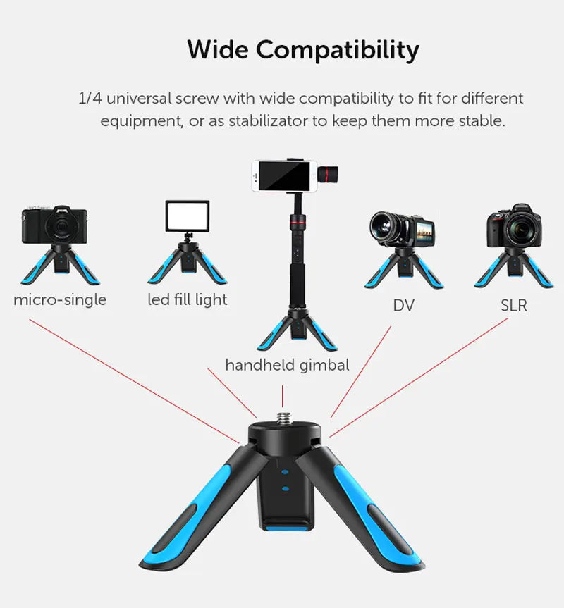 Mini Trípode 2 en 1 con Rotación 360° para Teléfono APEXEL
