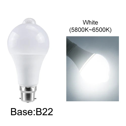 Lámpara de Emergencia LED con Sensor de Movimiento PIR