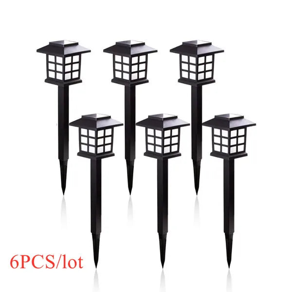 Luces Solares LED para Jardín y Caminos Exteriores Impermeables