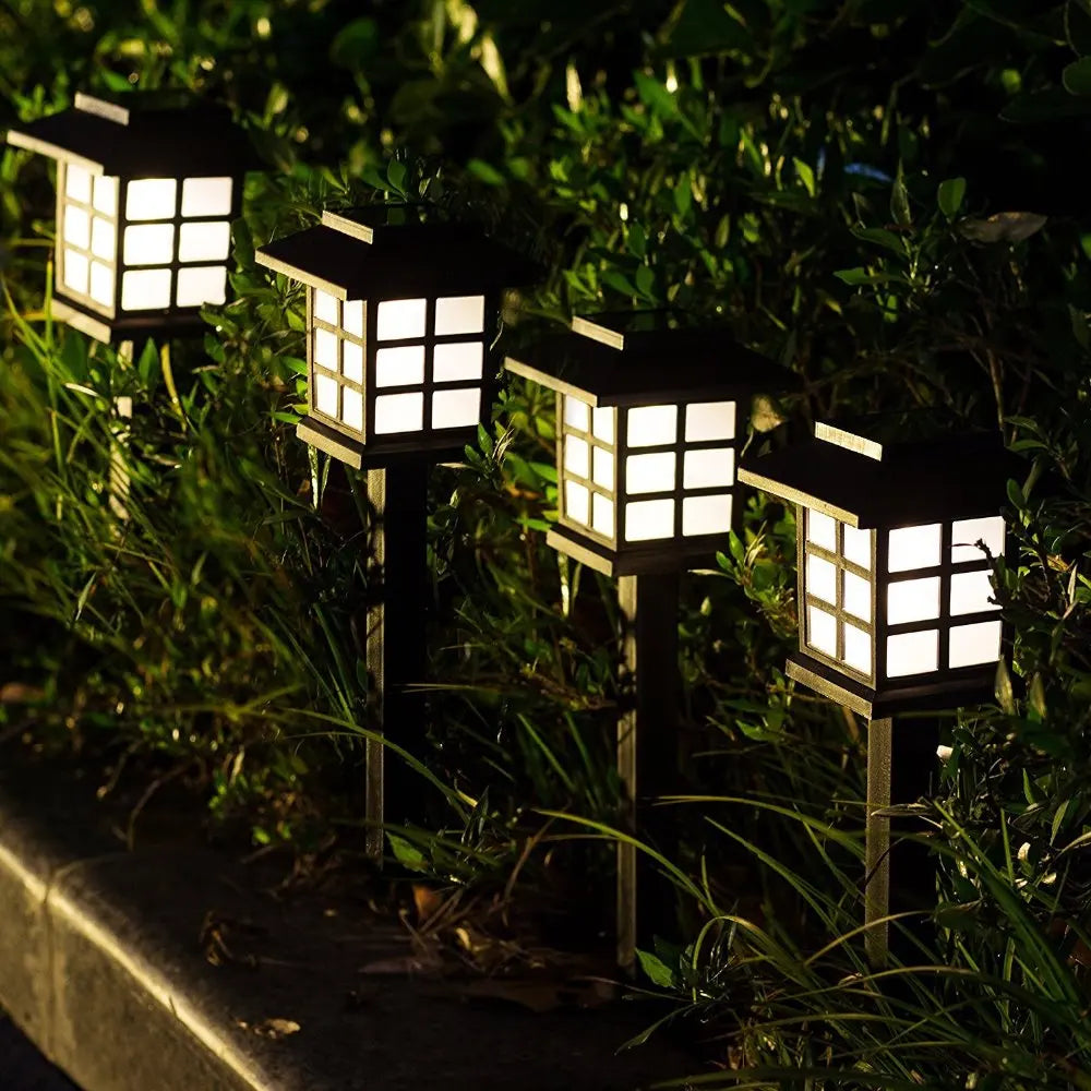 Luces Solares LED para Jardín y Caminos Exteriores Impermeables