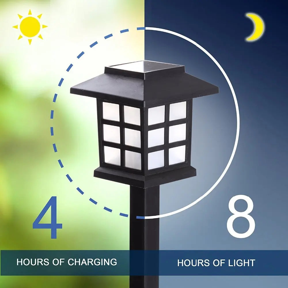 Luces Solares LED para Jardín y Caminos Exteriores Impermeables