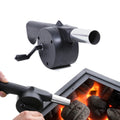 LMETJMA-ventilador de mano para barbacoa, ventilador de aire para barbacoa al aire libre, Picnic, manivela Manual, ventilador para barbacoa, fuelle de fuego, herramientas para barbacoa KC0266