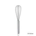 LMETJMA 8 "10" 12 "batidor de huevos de acero inoxidable batidor de huevos alambre de cocina batidor de globos batidor de huevos de leche herramientas mezcladoras de huevos KC0231