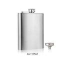 LMETJMA 1 4 5 6 7 8 9 10 oz Frasco de cadera de acero inoxidable con embudo Frasco de cadera de bolsillo Alcohol Whisky Frasco de cadera Tapón de tornillo KC0139