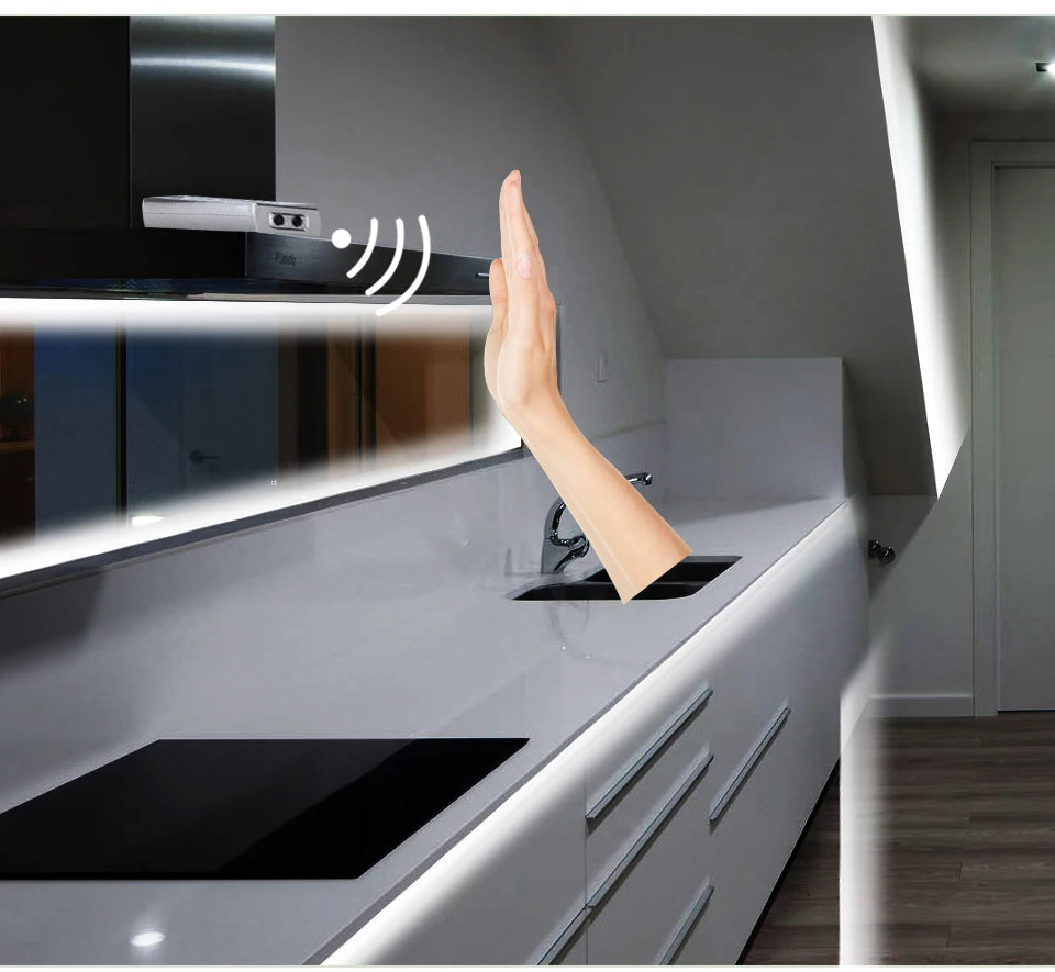 Interruptor de Sensor de Mano IR para Tira LED y Armario
