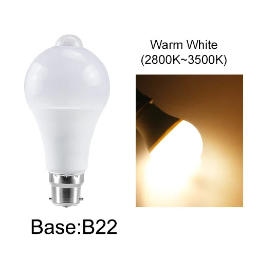 Lámpara de Emergencia LED con Sensor de Movimiento PIR