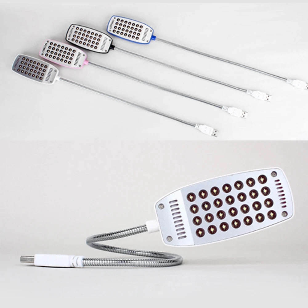 Lámpara de Lectura LED USB Flexible sin Parpadeo