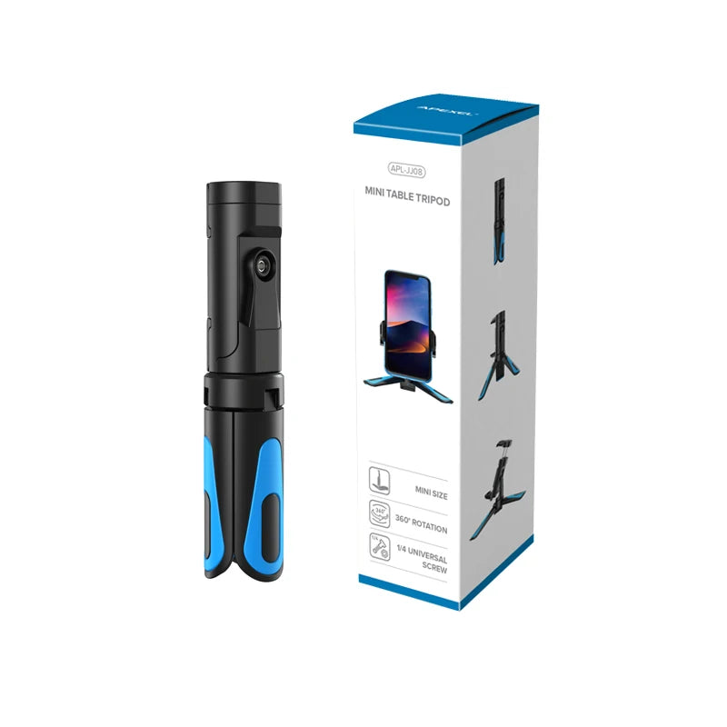 Mini Trípode 2 en 1 con Rotación 360° para Teléfono APEXEL