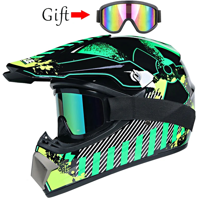 Casco Todoterreno de Moto para Niño Motocross