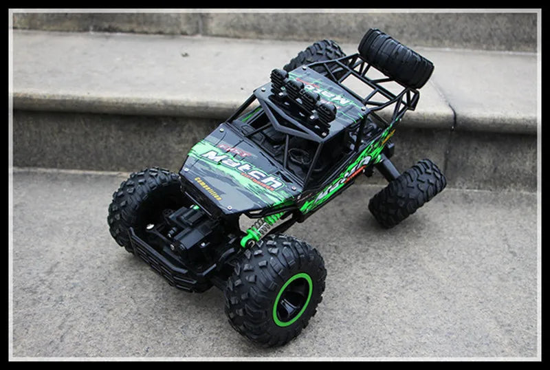 Coche RC 4WD 1:12 y 1:16 Rock Crawler Todoterreno con LED