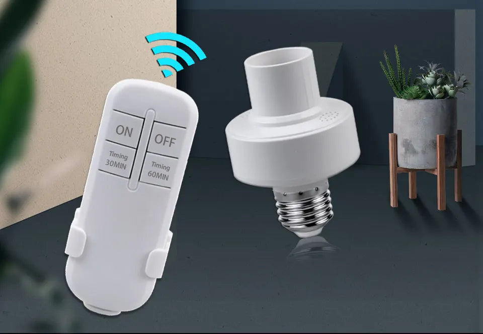 Bombilla LED E27 Plegable para Techo con Control Remoto