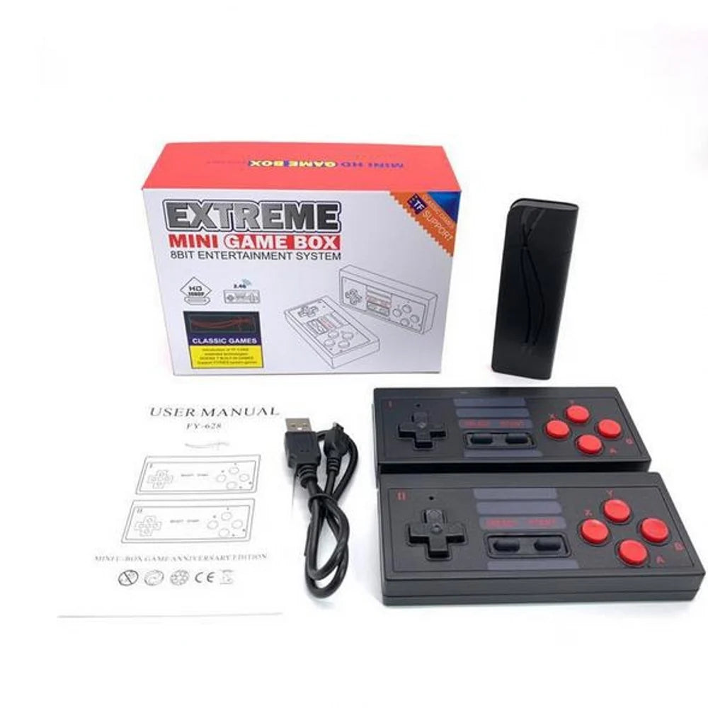 Consola de juegos de TV para el hogar, dispositivo inalámbrico HDMI de alta definición U-BOX u-treasure 818 para NES, Dendy retro, portátil, retro