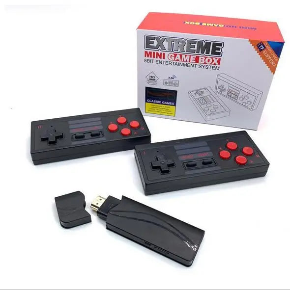 Consola de juegos de TV para el hogar, dispositivo inalámbrico HDMI de alta definición U-BOX u-treasure 818 para NES, Dendy retro, portátil, retro