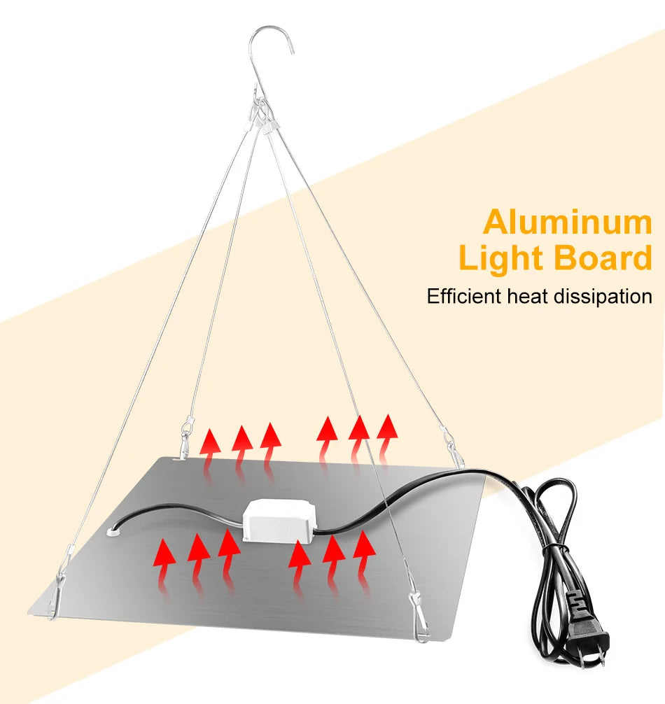 Lámpara LED de Cultivo para Plantas Espectro Completo