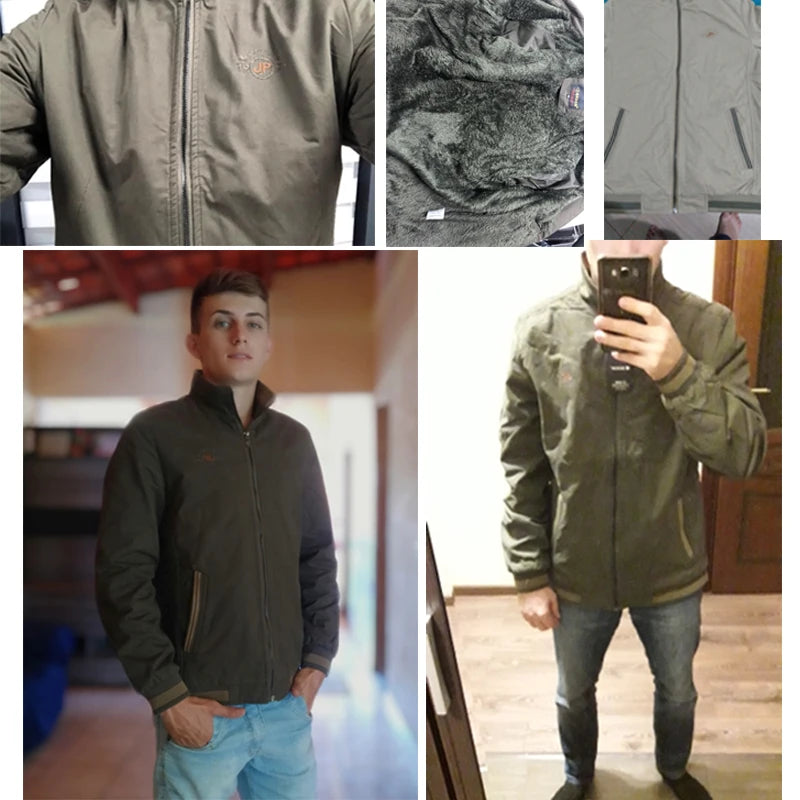 Chaqueta de Hombre 100% Algodón Casual Vintage - Talle M al 5XL