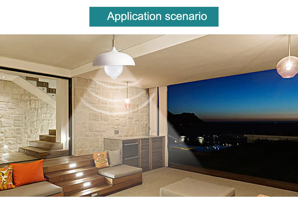 Bombilla LED con Sensor de Movimiento PIR para el Hogar