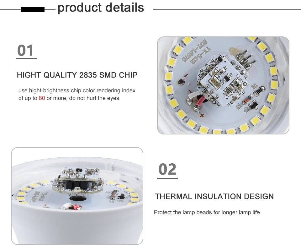 Bombilla LED E27 con Sensor de Movimiento por Radar