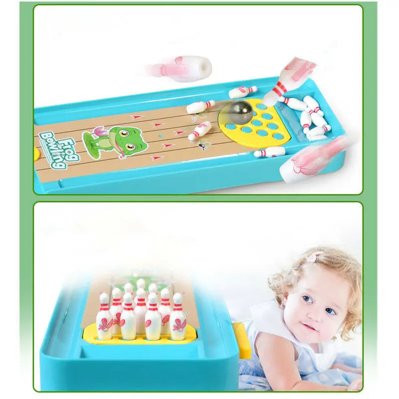 Mini Juego de Bolos de Escritorio para Niños