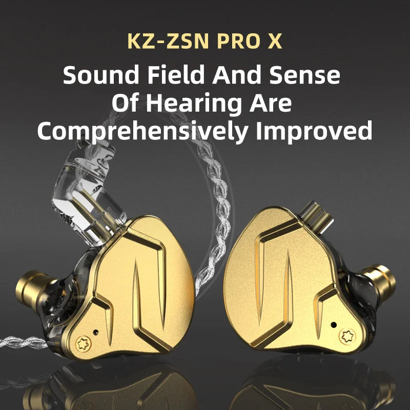 KZ ZSN Pro X Auriculares Híbridos Monitor Intrauditivo