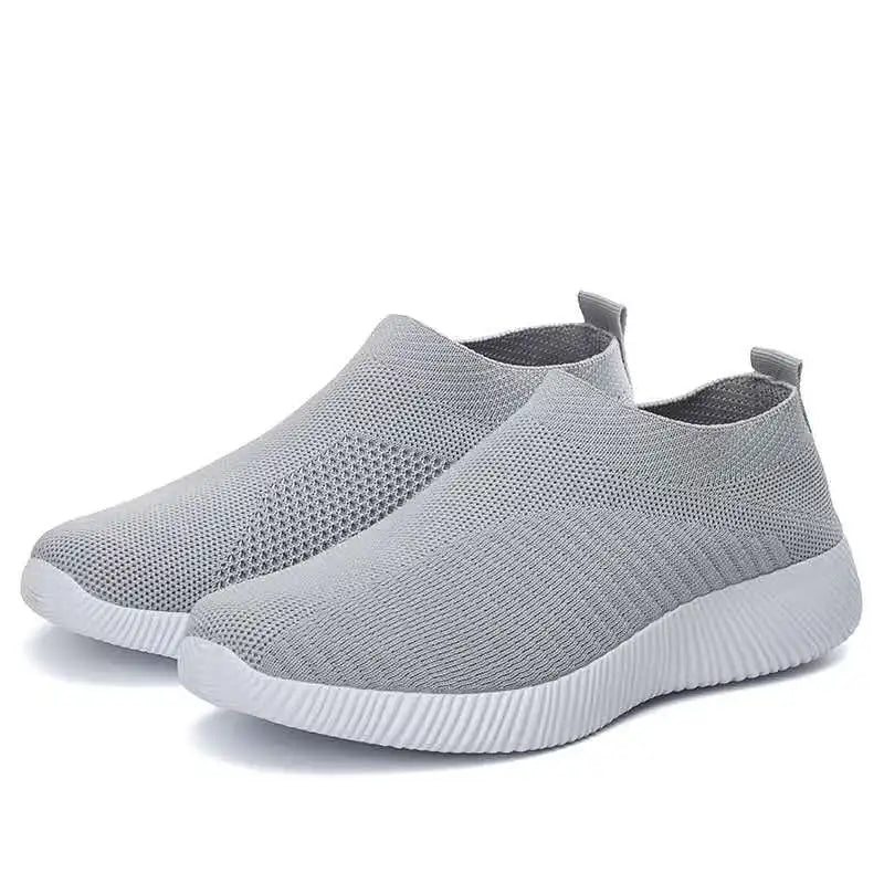 Zapatillas Planas Sin Cordones para Mujer – Mocasín Vulcanizado