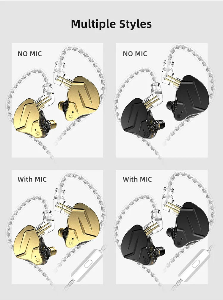 KZ ZSN Pro X Auriculares Híbridos Monitor Intrauditivo