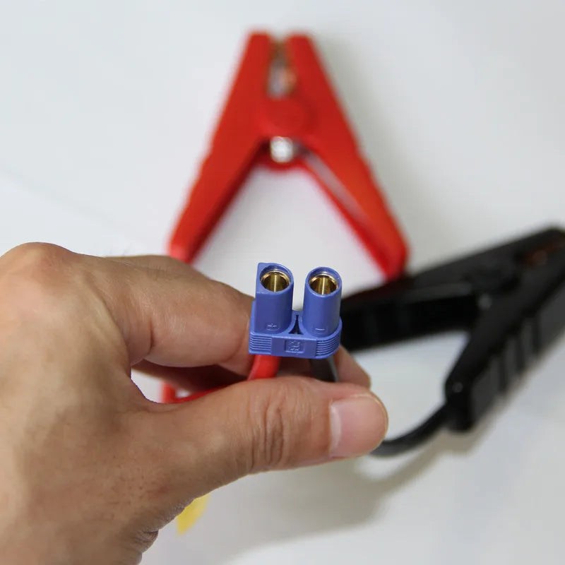 GKFLY nuevo Cable de emergencia batería abrazadera de cocodrilo Clip para coches camiones abrazaderas de arranque de salto puente de arranque de coche