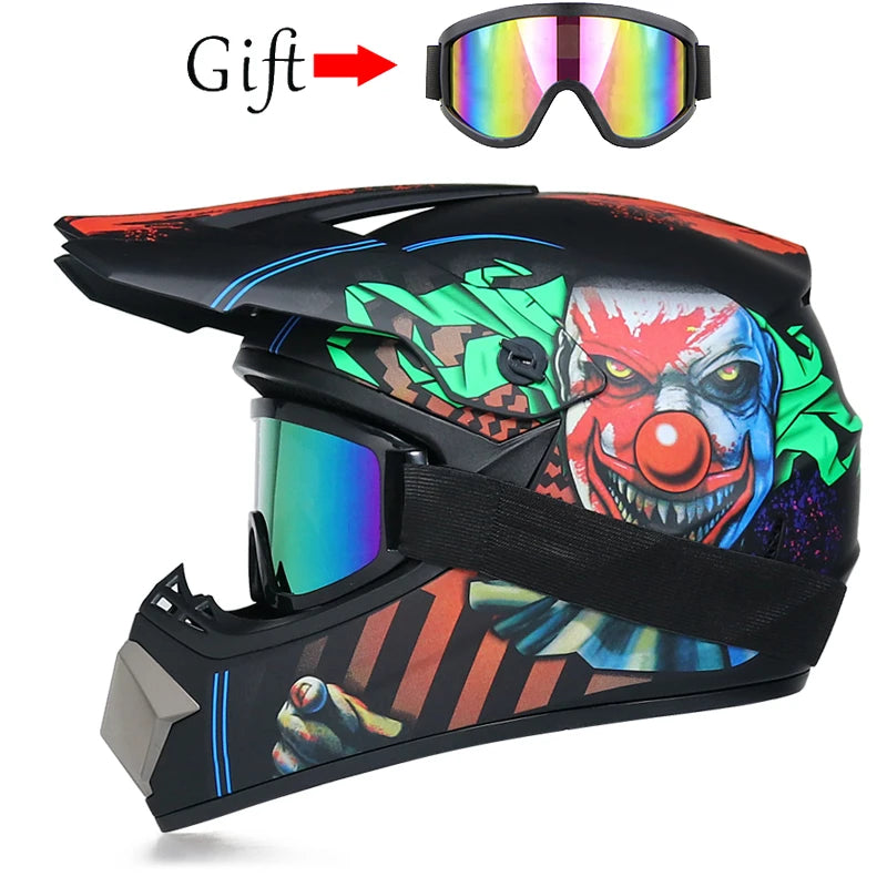 Casco Todoterreno de Moto para Niño Motocross