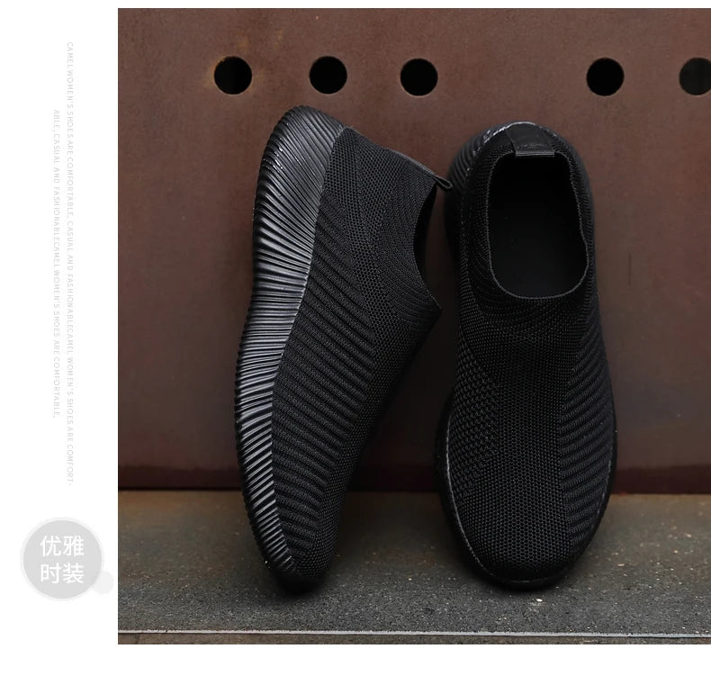 Zapatos vulcanizados para mujer, zapatillas de deporte de alta calidad para mujer, zapatos planos sin cordones, mocasines para mujer de talla grande 42, zapatos planos para caminar