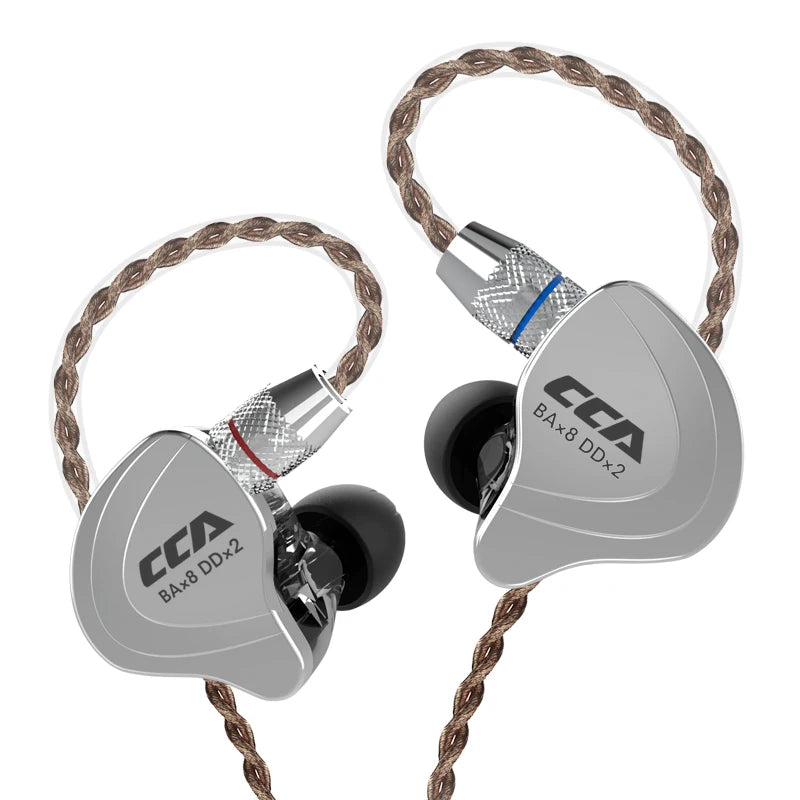 CCA C10 Auriculares Híbridos HiFi Monitor DJ