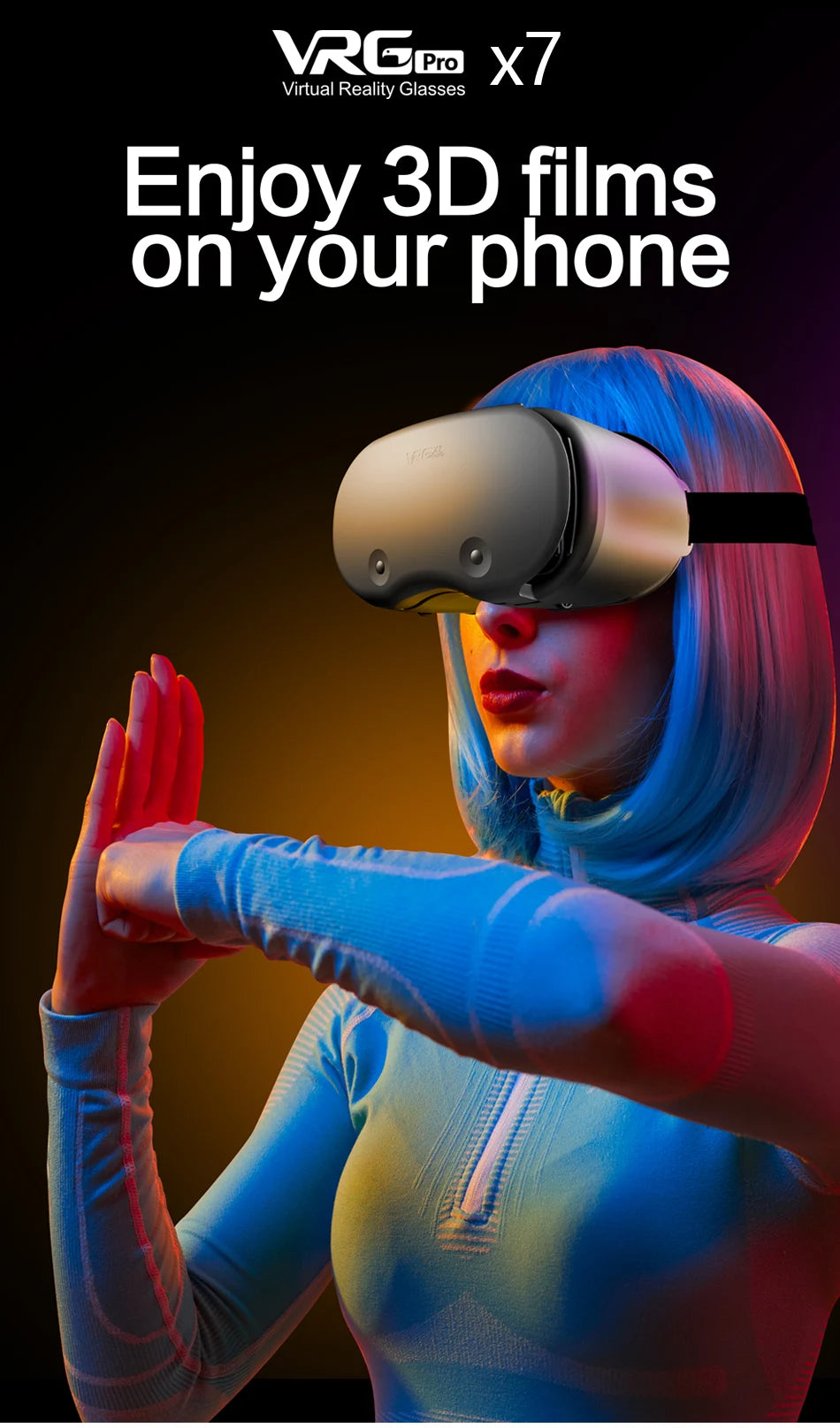 Gafas VR de realidad Virtual 3D para iPhone, Android, teléfono inteligente, casco para teléfono móvil, auriculares con lentes reales, dispositivos
