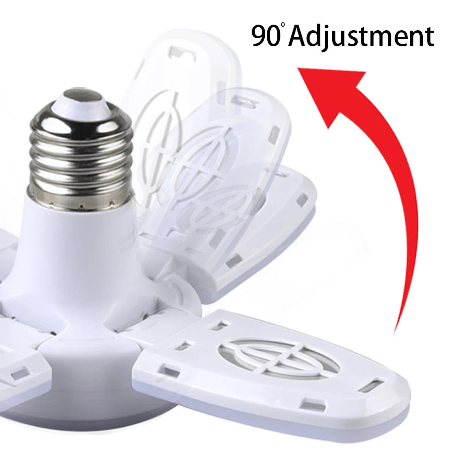 Bombilla LED E27 Plegable para Techo con Control Remoto