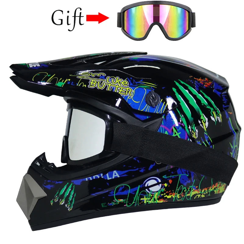 Casco Todoterreno de Moto para Niño Motocross