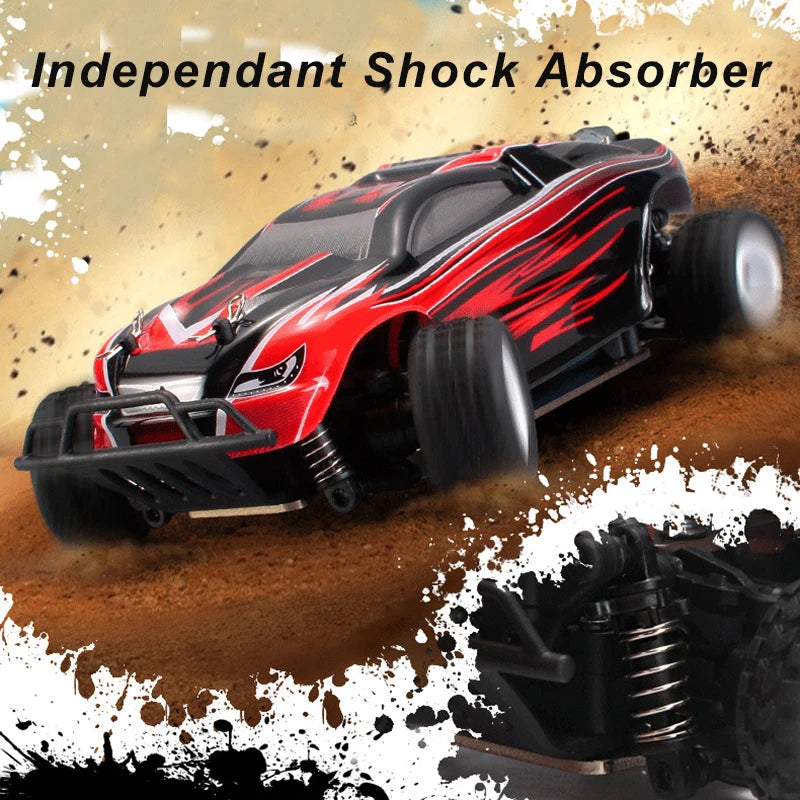 Wltoys-Coche de Control remoto para niños, auto de carreras a Control remoto de 30 KM/H, 1:28 RTR, 2,4G, 4WD, 4 canales, K969/K989