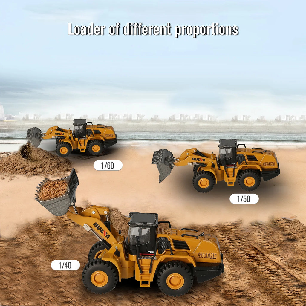 Vehículos de Construcción HUINA 1:60 Diecast Metal Juguete