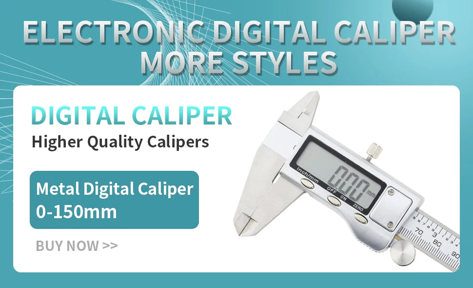 Calibrador de plástico pacômetro calibrador Digital regla electrónica Vernier calibre Digital herramienta de medición calibrador Digital micrómetro