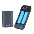 Caja Power Bank 2x18650 con Pantalla LED y Carga Rápida QC3.0