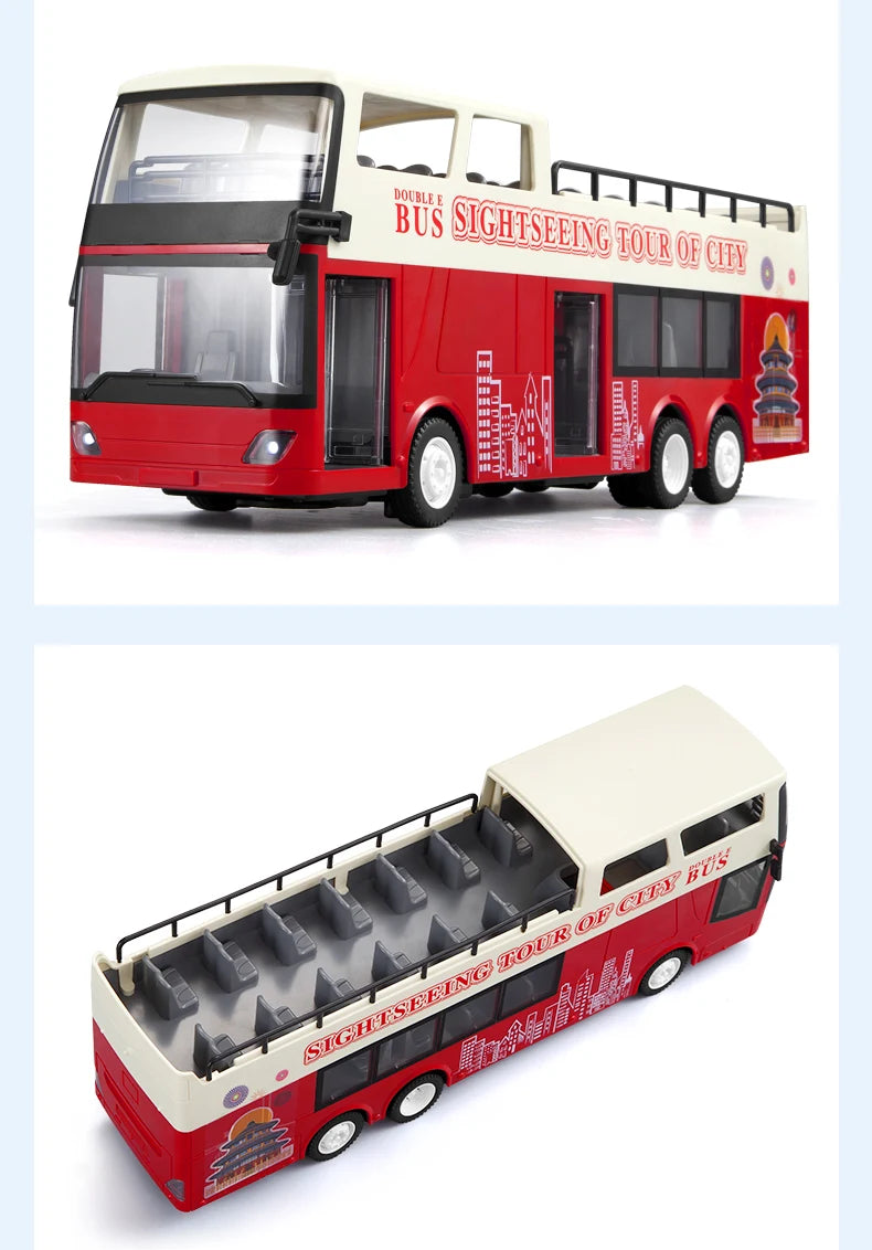 Autobús RC de Dos Pisos Double E E640 con Luces y Sonidos 1:18