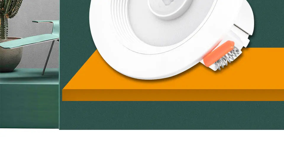 Foco LED Empotrable con Sensor de Movimiento PIR