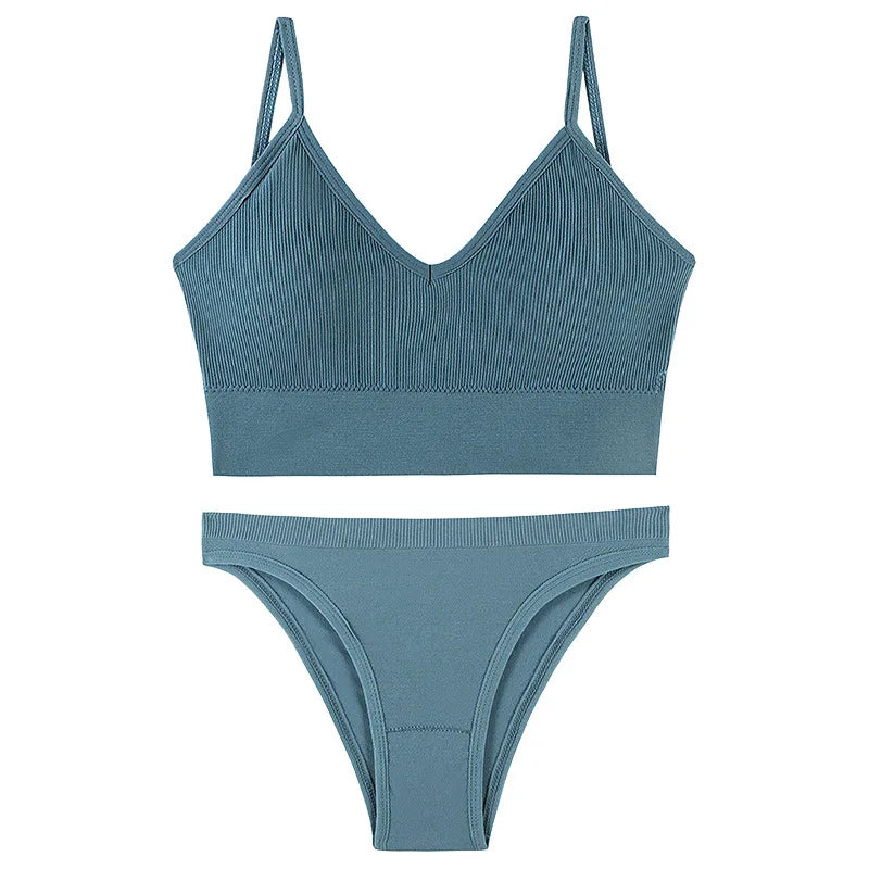 Conjunto de Ropa Interior Femenina de 2 Piezas