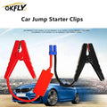 GKFLY nuevo Cable de emergencia batería abrazadera de cocodrilo Clip para coches camiones abrazaderas de arranque de salto puente de arranque de coche